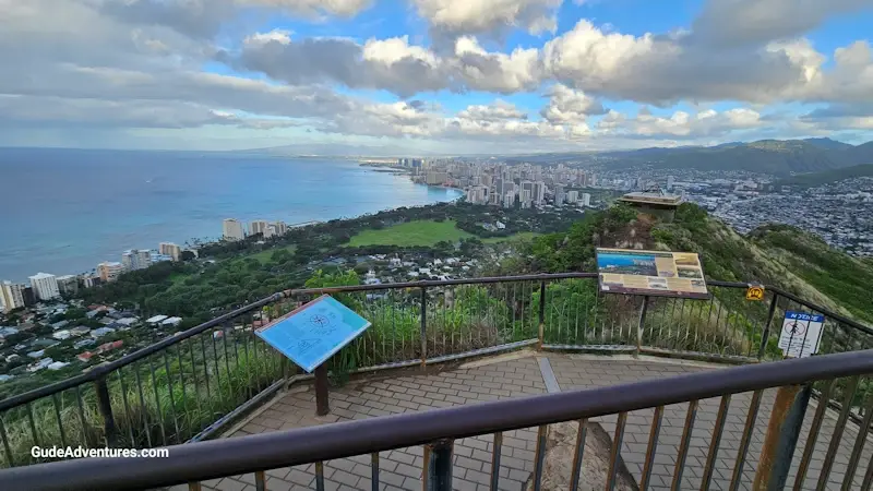 View of Waikiki from the top of Diamond Head, Oahu, Hawaii - Things to See and Do